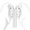 Haute Decor Attract Large Dual Pinch-Free Magnetic Wreath Hanger - Pair of Magnetic Hooks for Single-Pane Glass or Metal Surfaces